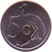 5 Cents Afurika Tshipembe reverse image