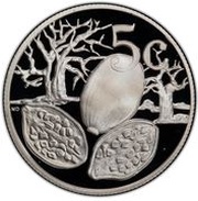 5 Cents Greater Mapungubwe, South Africa, 2012 reverse image