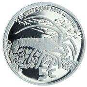 5 Cent West Coast Bioregion, South Africa, 2016 reverse image