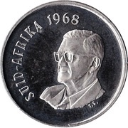 10 Cents Charles Swart; Afrikaans Legend - SUID-AFRIKA obverse image