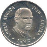 10 Cents Balthazar J. Vorster obverse image