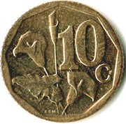 10 Cents iSewula Afrika, South Africa, 2009 reverse image