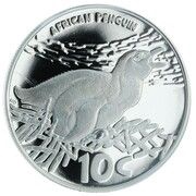 10 Cent West Coast Bioregion, South Africa, 2016 reverse image