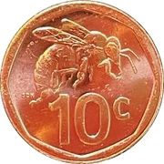 10 Cents, South Africa, 2023 reverse image