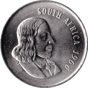 20 Cents English Legend - SOUTH AFRICA obverse image