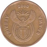 20 Cents AFERIKA BORWA obverse image