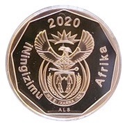 20 Cents iNingizimu Afrika obverse image
