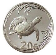 20 Cent Isimangaliso Marine Protected Area, South Africa, 2013 reverse image