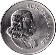 50 Cents Afrikaans Legend - SUID-AFRIKA obverse image