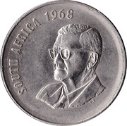 50 Cents Charles Swart; English Legend - SOUTH AFRICA obverse image