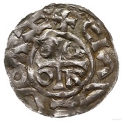 Denar - Boleslaus II the Pious, Bohemia, 972-999 reverse image