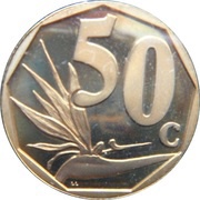 50 Cents AFRIKA BORWA, South Africa, 2000-2001 reverse image