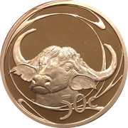 50 Cents Buffalo - Power of Africa, South Africa, 2001 reverse image