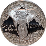50 Cents Elephant - Strength of Africa obverse image