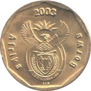 50 Cents Cricket - Afrika Borwa obverse image
