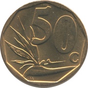 50 Cents Afurika Tshipembe, South Africa, 2008 reverse image