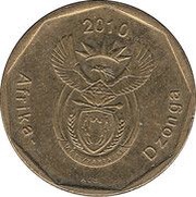 50 Cents Afrika-Dzonga obverse image