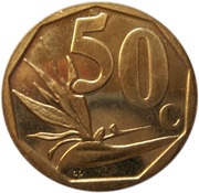 50 Cents South Africa, South Africa, 2011 reverse image