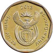 50 Cents South Africa - Afrika-Dzonga obverse image