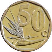 50 Cents South Africa - Afrika-Dzonga, South Africa, 2013 reverse image
