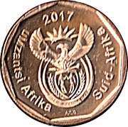 50 Cents uMzantsi Afrika - Suid-Afrika obverse image