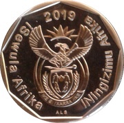 50 Cents iSewula Afrika - iNingizimu Afrika obverse image