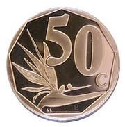 50 Cents Tshivenda - isiNdebele, South Africa, 2020 reverse image