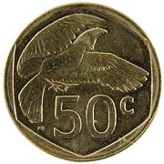 50 Cents, South Africa, 2023 reverse image