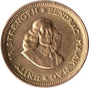 1 Rand Gold 1st and 2nd decimal series obverse image