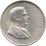 1 Rand Dr. H.F Verwoerd; English Legend - SOUTH AFRICA obverse image