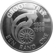 1 Rand Great Trek reverse image