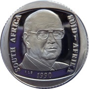 1 Rand SOUTH AFRICA - SUID-AFRIKA; Pieter W. Botha obverse image