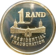 1 Rand Presidential Inauguration reverse image