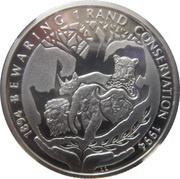1 Rand Conservation Centennial, South Africa, 1994 reverse image