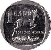 1 Rand SUID-AFRIKA, South Africa, 1996-2000 reverse image