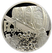 1 Rand The Wine Industry, South Africa, 2000 reverse image