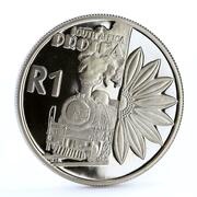 1 Rand Tourism, South Africa, 2001 reverse image