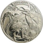 1 Rand Democracy Anniversary, South Africa, 2004 reverse image