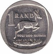1 Rand Afurika Tshipembe - iSewula Afrika, South Africa, 2006-2018 reverse image