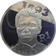 1 Rand Nelson Mandela, South Africa, 2007 reverse image