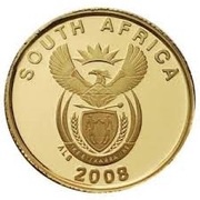 1 Rand - ⅒ Ounce FIFA World Cup, 2010 obverse image