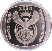 1 Rand Afrika-Dzonga - Ningizimu Afrika obverse image