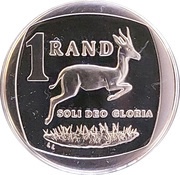 1 Rand Afrika-Dzonga - Ningizimu Afrika, South Africa, 2008-2020 reverse image