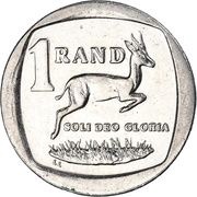 1 Rand South Africa - Afrika-Dzonga, South Africa, 2009-2022 reverse image