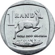 1 Rand Aforika Borwa - South Africa, South Africa, 2010-2012 reverse image