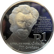 1 Rand John Maxwell Coetzee, South Africa, 2011 reverse image