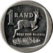 1 Rand Afrika Borwa - Aforika Borwa, South Africa, 2011-2013 reverse image