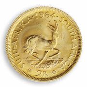 2 Rand Gold 1st and 2nd decimal series reverse image