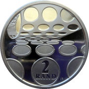 2 Rand Mint Technology, South Africa, 1992 reverse image