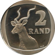 2 Rand UMZANTSI AFRIKA, South Africa, 1996-2000 reverse image
